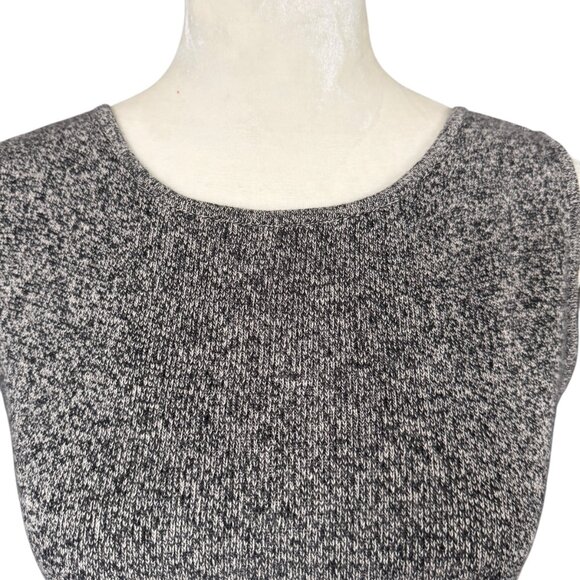 Chico's Design sleeveless heathered knit tank top sweater women's size 0 - Picture 5 of 7